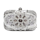 Die Isabella Perlen-Handtasche Clutch - mehrere Farben
